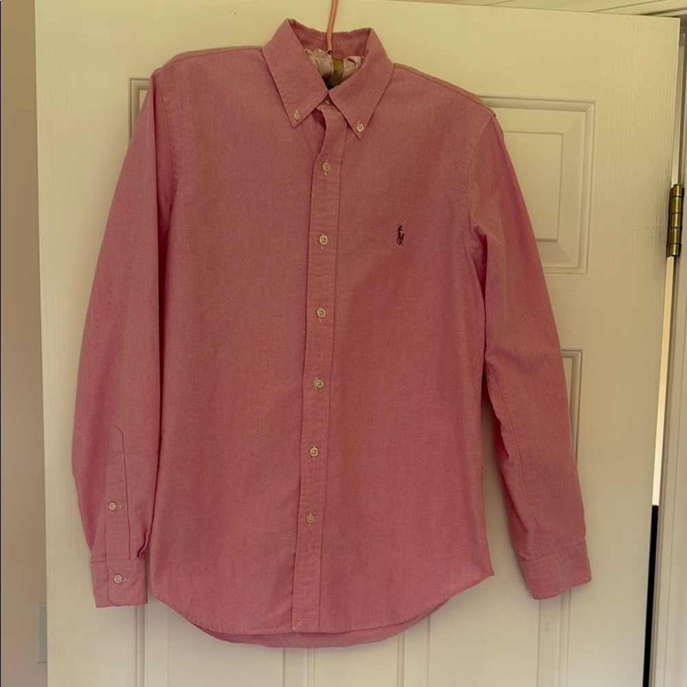 Ralph Lauren Men's Pink Button-Down Shirt